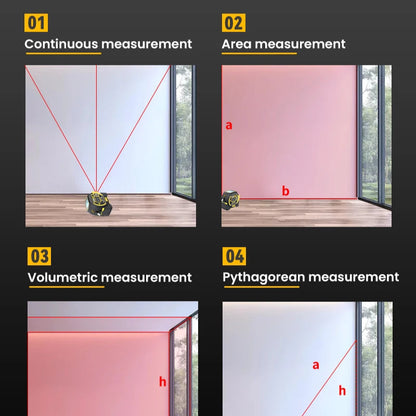1pc Laser-Maßband 3 in 1 digitales Maßband